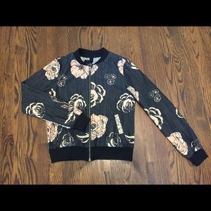 Agnes And Dora New Floral Bomber Jacket